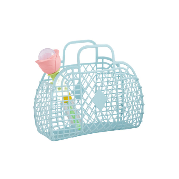 Blue Jelly Tote And Bubbles Set | Mud Pie