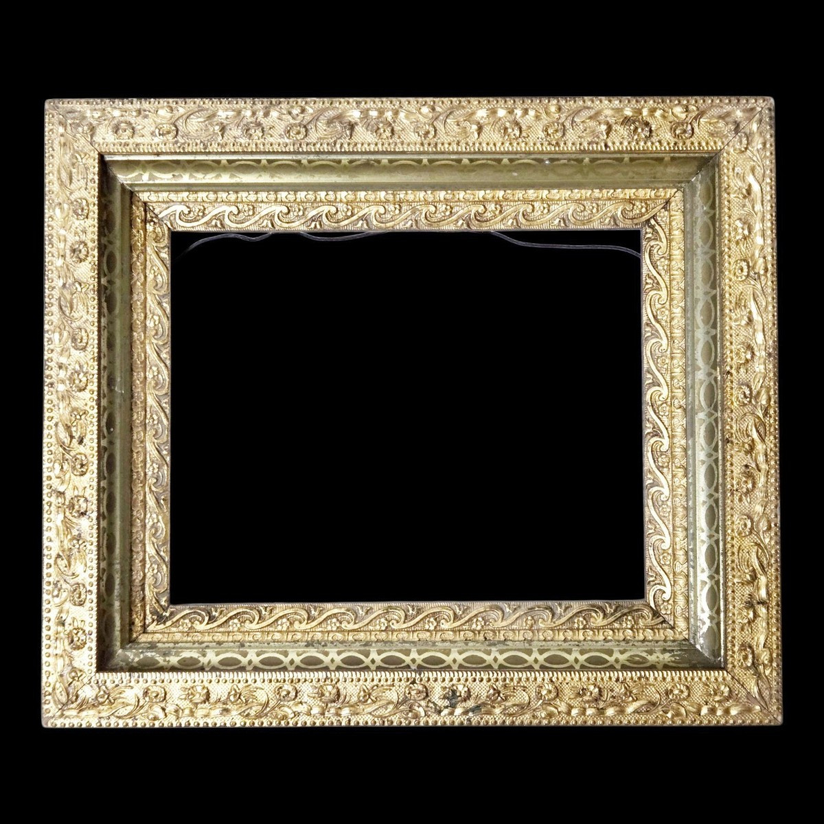 Antique Victorian Gold Gilt Picture Frame Ornate Floral Gesso Old World Wood Art | eBay | eBay US