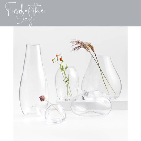 Blown glass vases are a classic, but the unique shapes of these ones add visual interest to any space! Use alone or as a small group with seasonal florals to complete the look  

#LTKFind #LTKGiftGuide #LTKhome