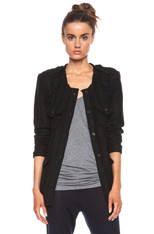 Joff Heavy Wool-Blend Jacket in Dark Green | FWRD 