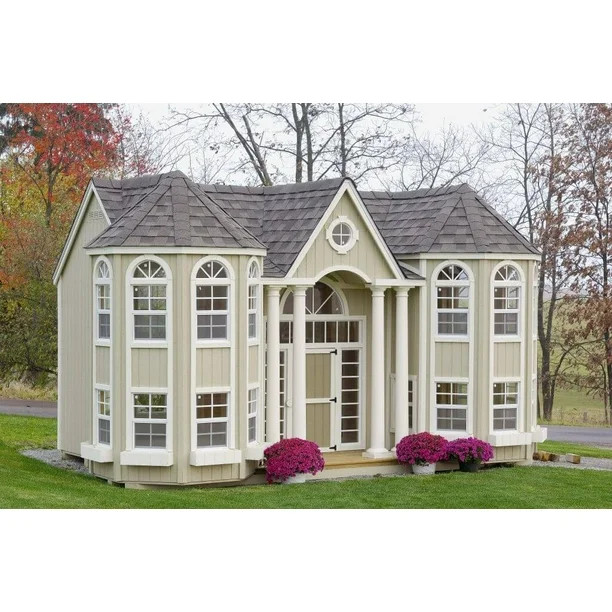 Grand Portico Mansion Playhouse Kit with Floor - Walmart.com | Walmart (US)
