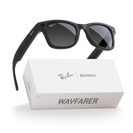 Ray-Ban Meta (Gen 2), Wayfarer, Matte Black | Smart AI Glasses for Men, Women — 2X Battery Life... | Amazon (US)