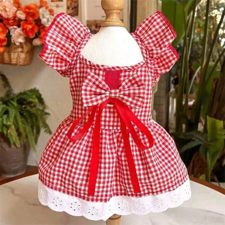 1pc Pet Skirt, New Detachable Bow Pet Skirt | SHEIN