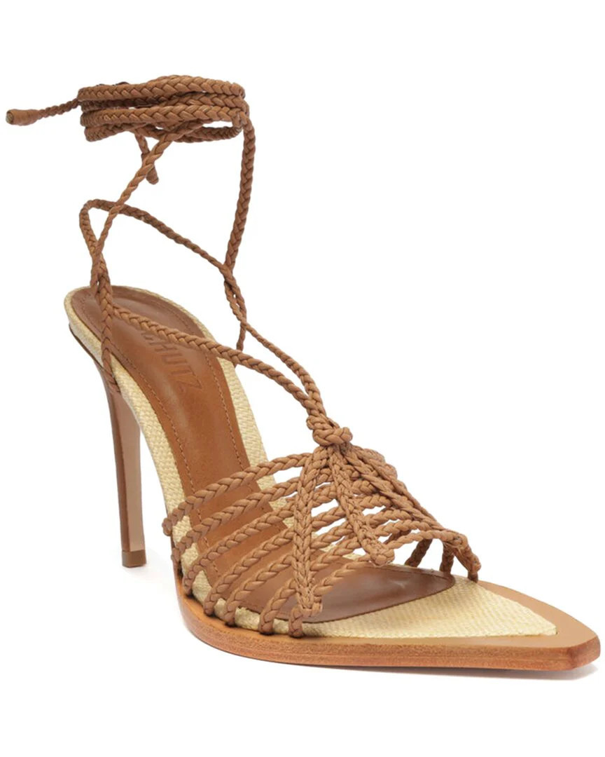 SCHUTZ Adele Leather Sandal | Shop Simon