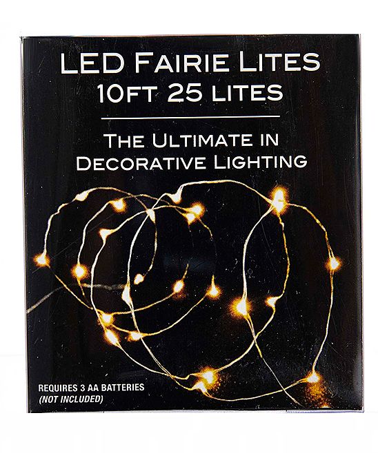 Kurt Adler Collectibles and Figurines cool - Cool White 25-Light Battery-Operated LED Fairy Lights | Zulily