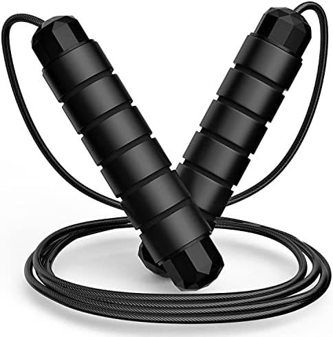 Jump Rope, Tangle-Free Rapid Speed Jumping Rope Cable with Ball Bearings for Women, Men, and Kids... | Amazon (US)