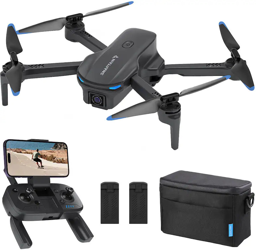 Snaptain - E20 FPV Drone with 2.7K Camera and Remote Controller - Gray | Best Buy U.S.