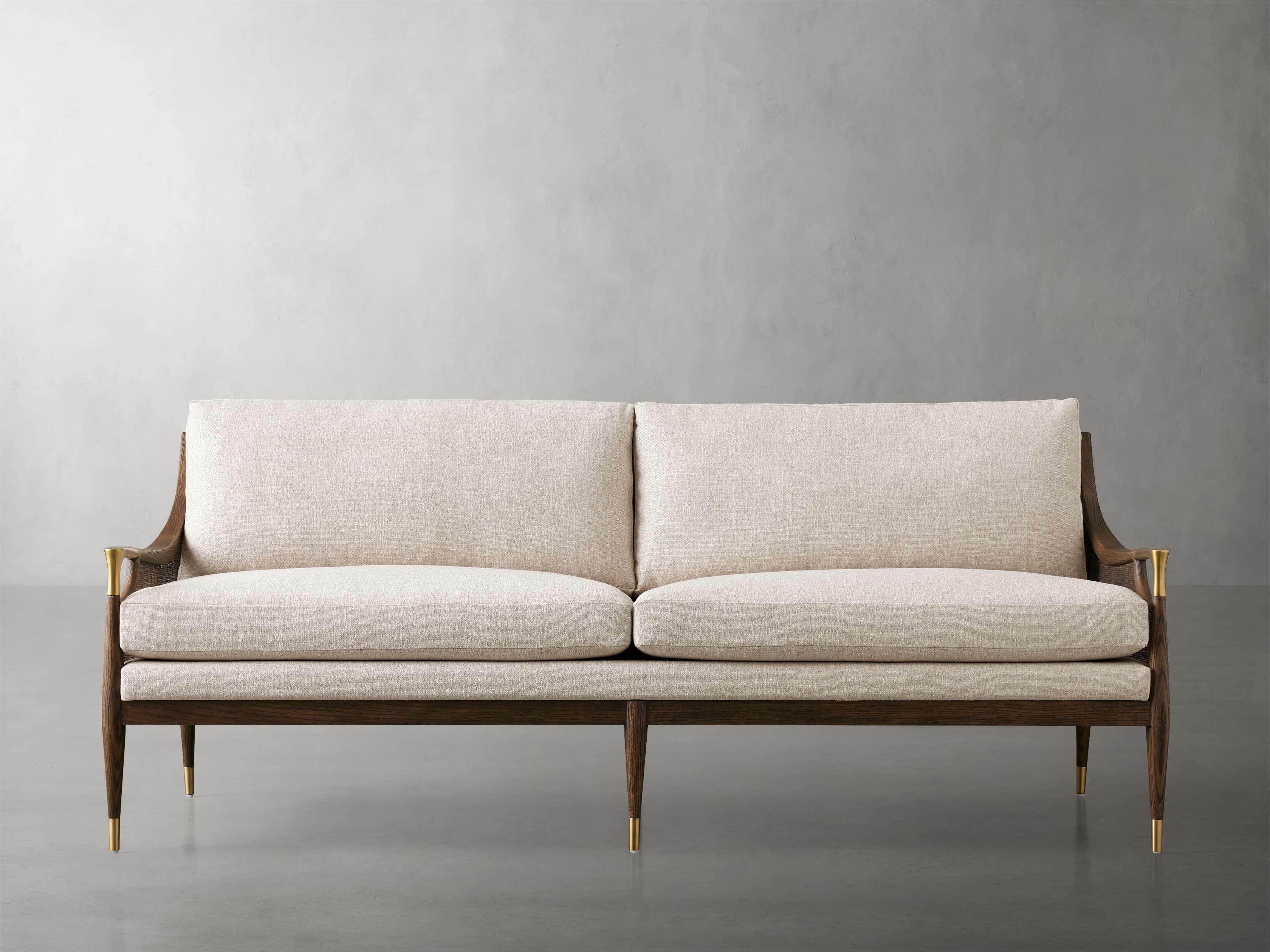 Fisher Cane Back Sofa | Arhaus