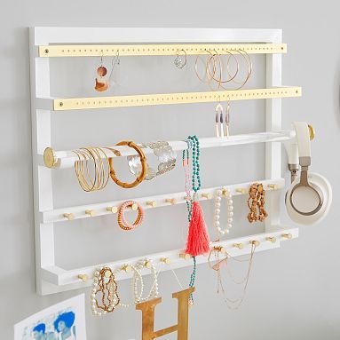 Elle Lacquer Wall Jewelry Organizer | Pottery Barn Teen