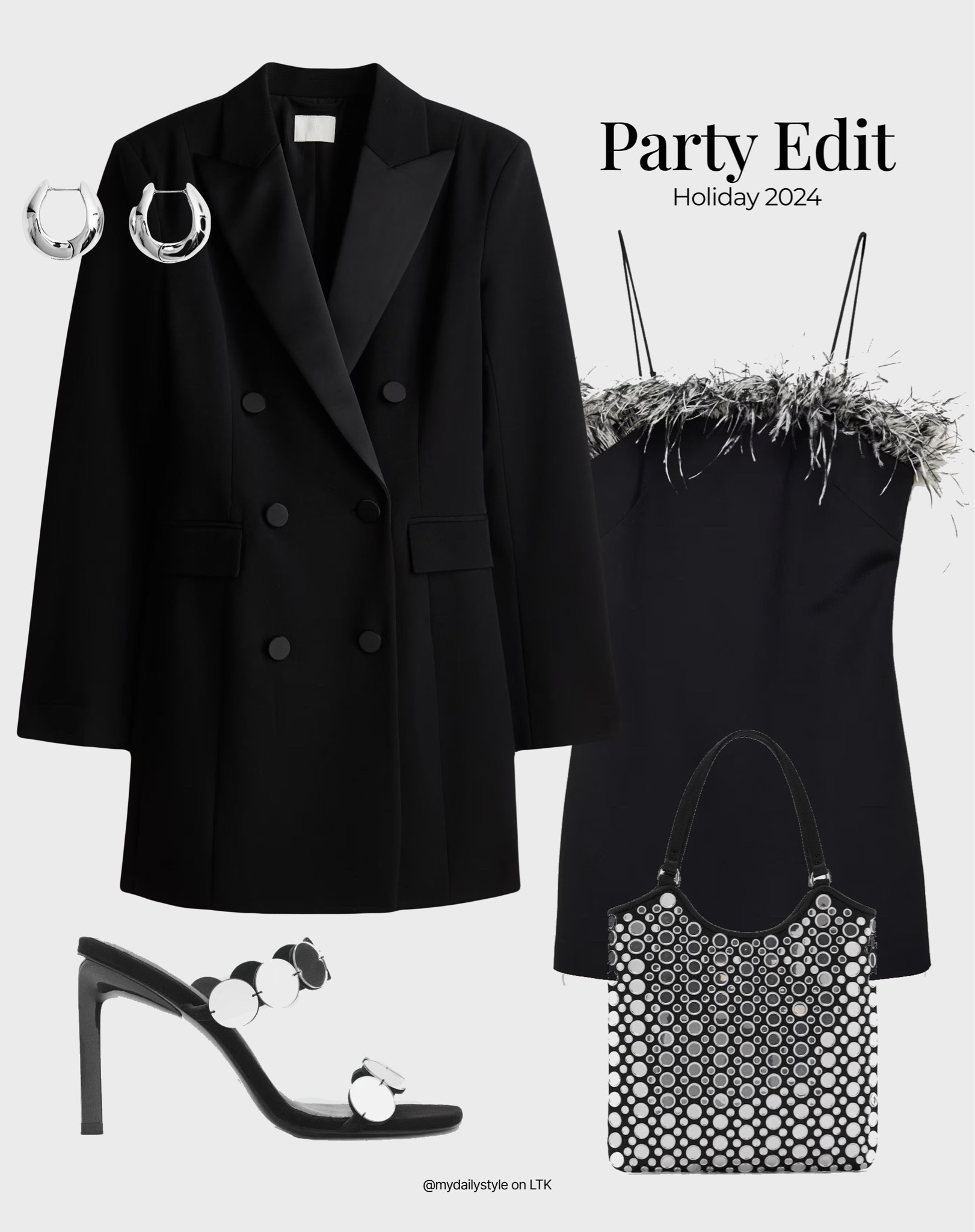Party outfit perfect for Christmas 🖤

Check out more styling ideas in my profile. 

Tags: night look, holiday 2024, party dressing, parte wear, party look, sequin, holiday outfits, fall style, winter style, winter fit, pre-fall, autumn style, fall outfit, autumn outfit, fall fashion, autumn fashion, easy styling, simple everyday look, chic & basic outfit, Parisian look, casual outfit, capsule wardrobe, office look, brunch style, high street. 

#LTKshoes #LTKpartywear #LTKstyletip