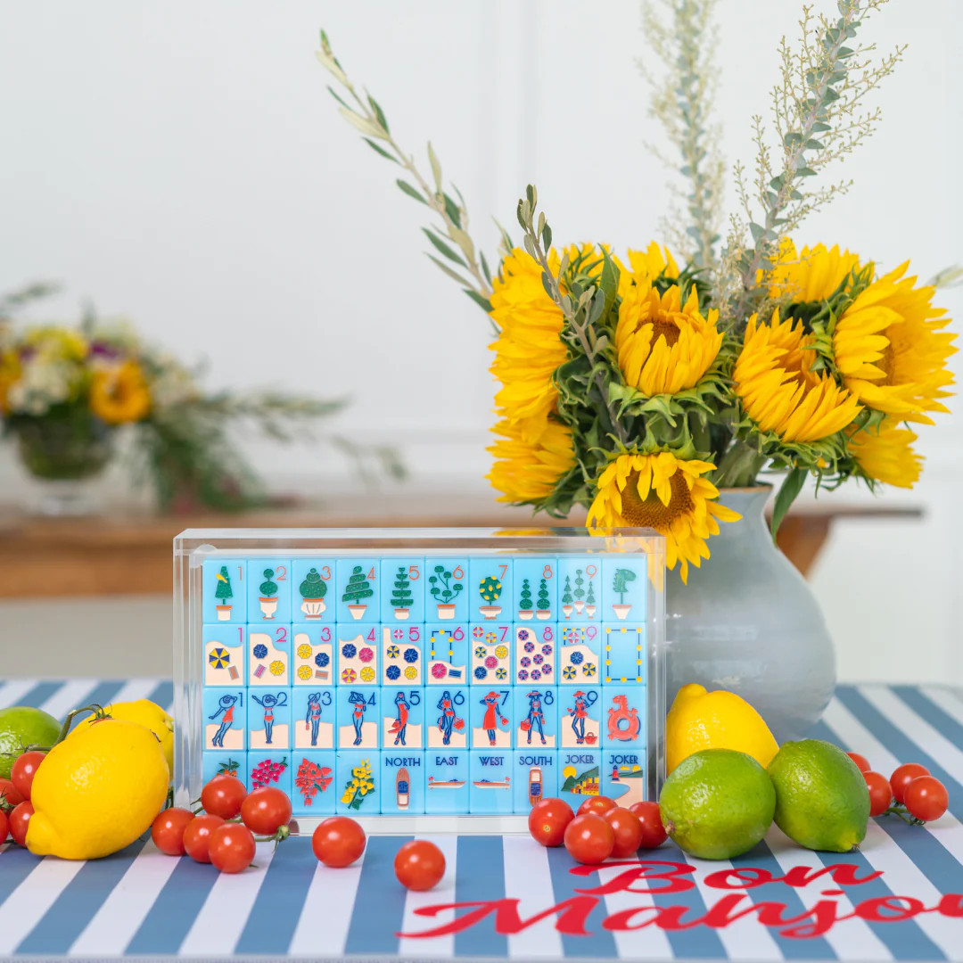 Lucite Mahjong Tile Display Box | Elegant Storage by Southern Sparrow | Southern Sparrow