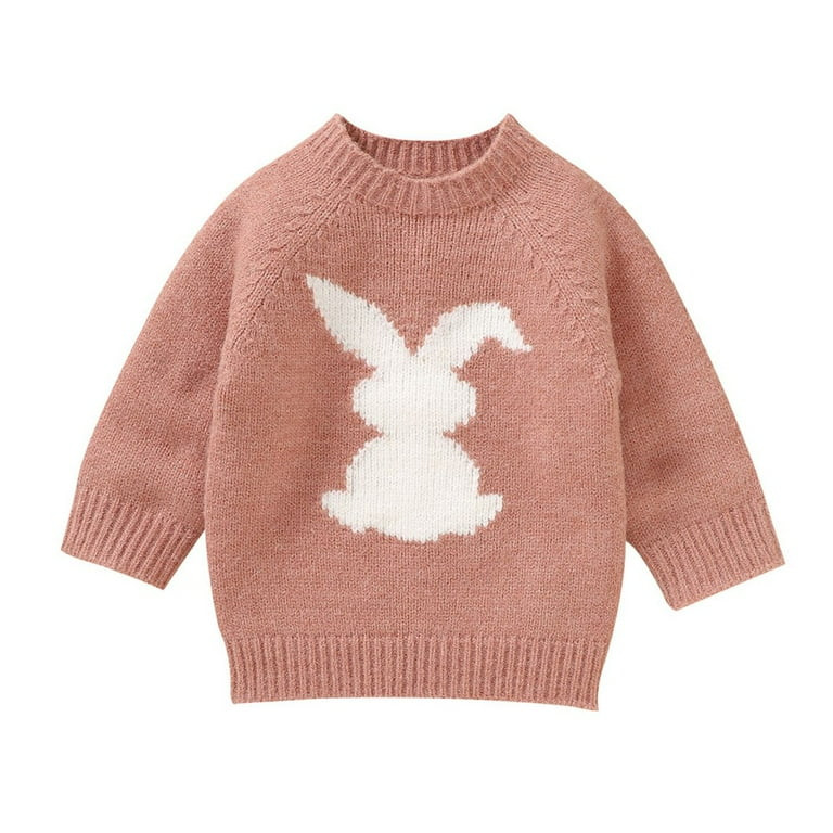 SYNPOS Infant Toddler Baby Boy Girl Cute Bunny Fall Winter Pullover Sweater Tops | Walmart (US)