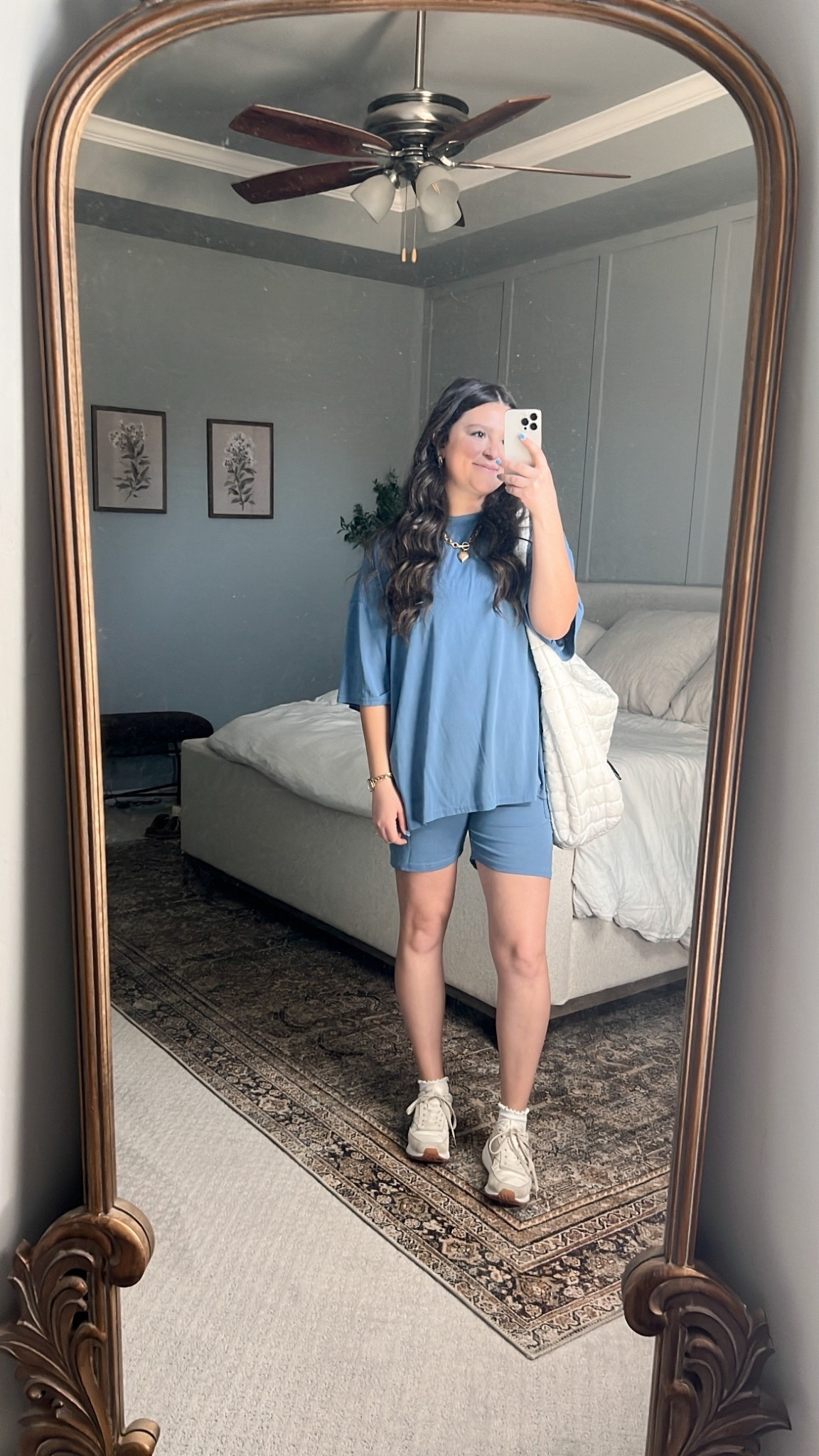 Love a good matching set! And this one fits every season of mom life. Pregnancy, post Partum & everday mom life. Chasing a toddler?? Running errands? This one checks all the boxes!

I sized up one to a Large because I was pregnant when I bought it. And it still fits! 

Amazon matching set / matching set / spring outfit / spring style / spring shorts / spring top / oversized shirt biker short set /  loungewear / everday style / everyday outfit / mom outfit / comfy mom outfit / SAHM / sports mom / sports outfit / casual outfit / casual mom outfit / mom style 

#LTKootd #LTKmomlife