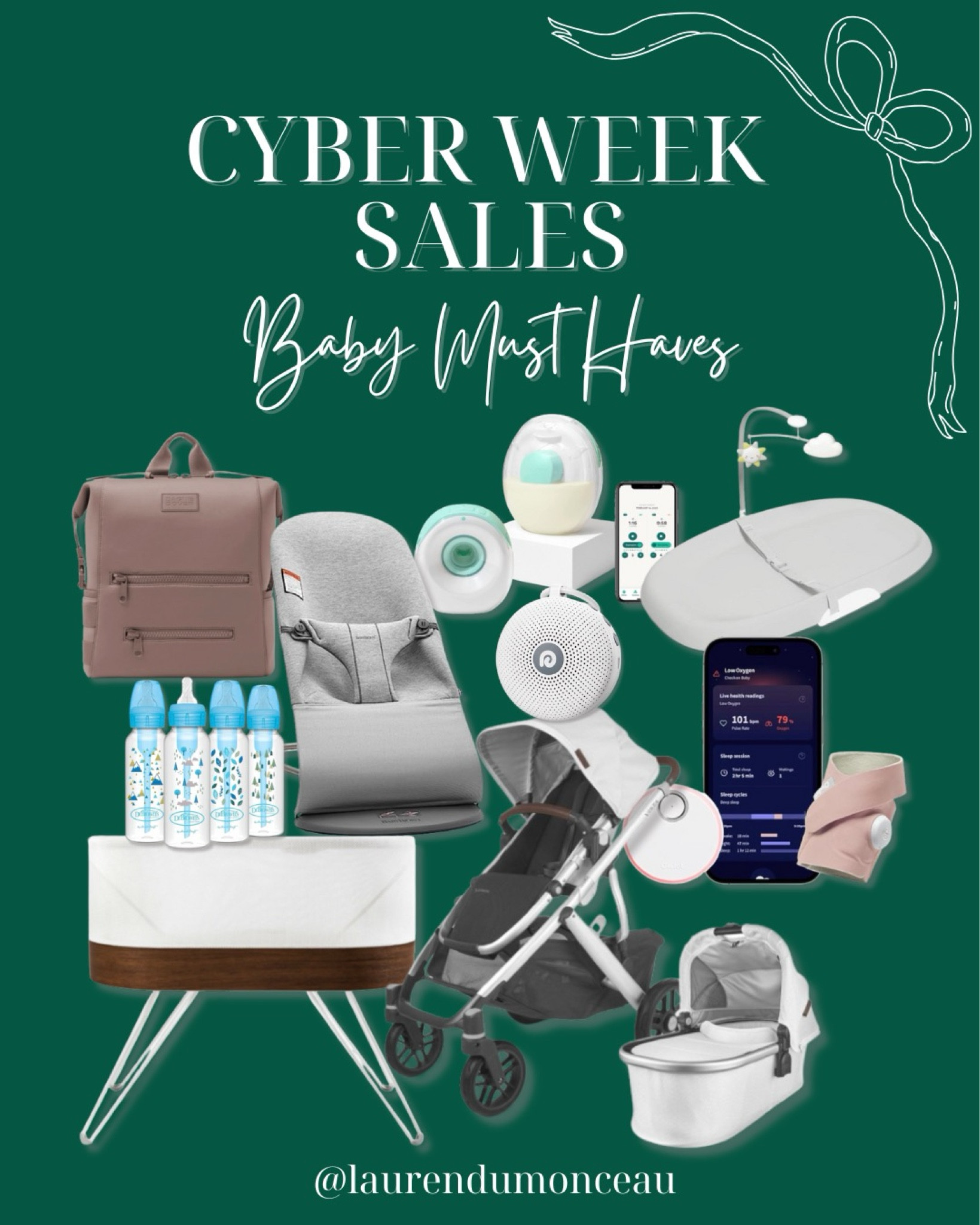Baby Must Haves on Sale! 

Diaper bag, dagne Dover, hands free breast pump, pumping, nursing, changing pad, stroller, Uppababy vista v2, snoo, bassinet, bouncer, baby bjorn, Ergobaby, owlet dream sock, baby must haves, baby essentials, baby registry, gifts for baby, new parent gift ideas, new mom must haves 

#LTKBump #LTKBaby #LTKCyberWeek