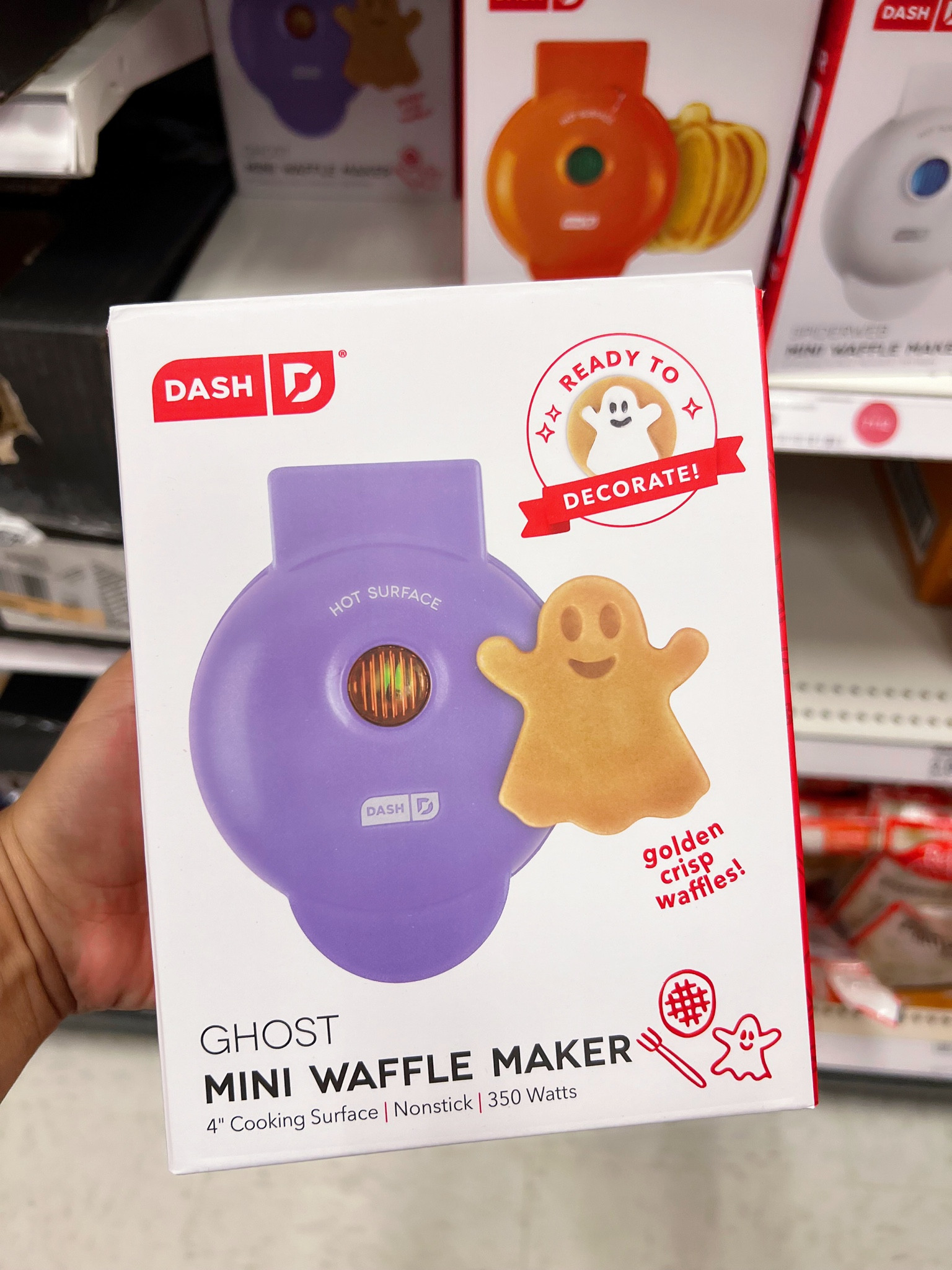 Dash Mini Waffle Maker, Lilac