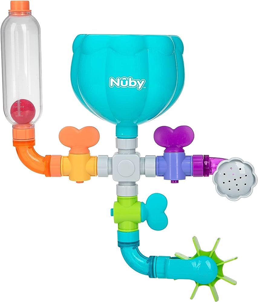 Nuby Wacky Waterworks Pipes Bath Toy with Interactive Features for Cognitive Development | Amazon (US)