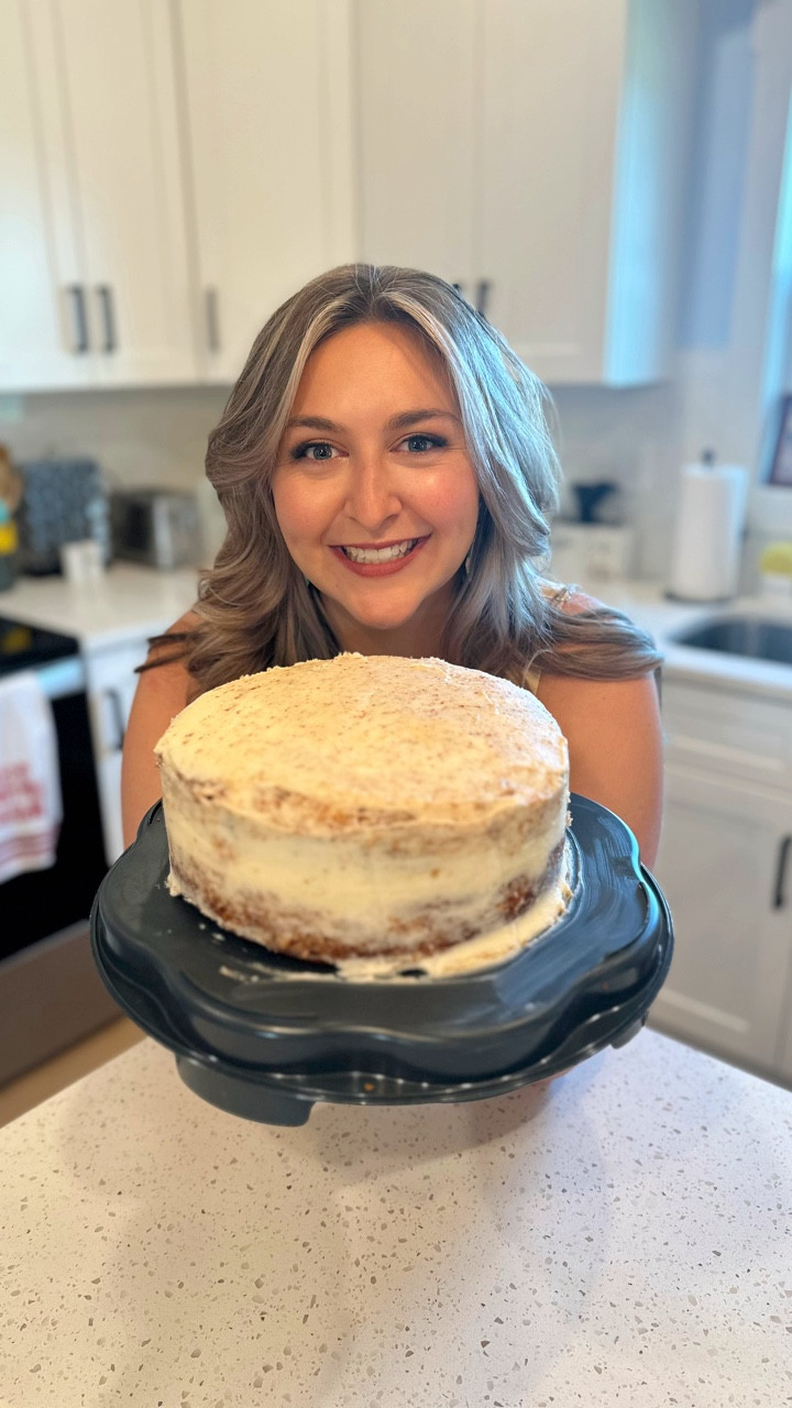 Another birthday party…another cake. This one was for Freeman’s birthday celebration this past weekend! I usually make this cake as a bundt cake, but after a few times of eating it we realized it tastes a lot like our wedding cake. Which is an apple cinnamon spice cake 😍 I remade our wedding cake this past year for our anniversary, and this is his favorite cake that I make! 

Yes I know it’s a crumb coat, but Freeman isn’t a big fan of icing. So when I make cakes for him I do minimal frosting for his preference! 

#thearthurs #arthurfarmhouse #baking #cake #homebaker #homecooking #cookingwithsunshine #sunshinekitchen

#LTKValentine #LTKdayinmylife