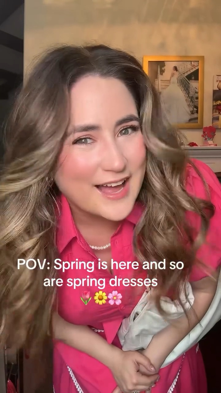 I am who I am 🌸🌼🌷 I’ll be linking a ton Of my favorite spring dresses that you’ll love for Mother’s Day, wedding guest dresses or just spring/summer fun! #springdress #springdresses #relatable #trending