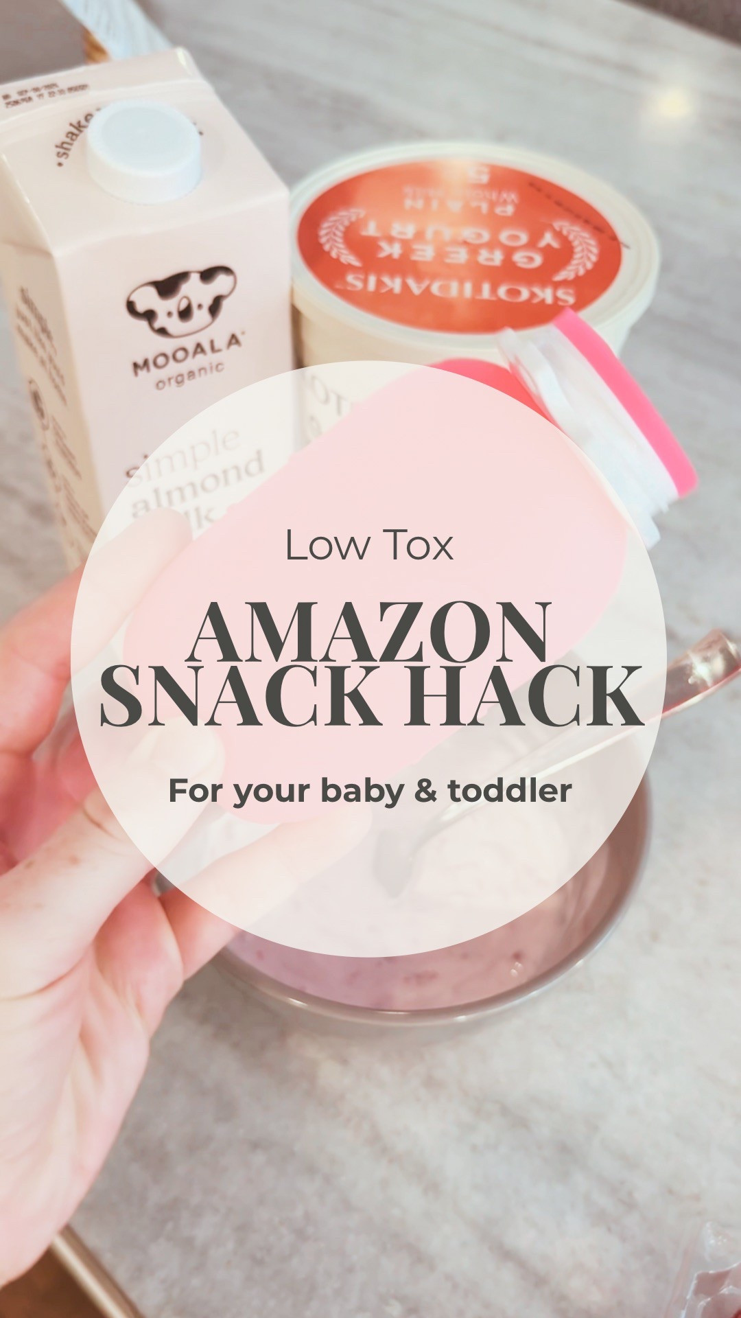We found the perfect low-tox, low mess squeeze container that makes packing snacks for babies and toddlers so easy — whether it’s yogurt, applesauce, or your own homemade blends like this one! 

🌿Reusable
🌿Dishwasher-safe
🌿BPA, PVC, phthalate free
🌿Toddler AND baby approved

🤍 Tag a fellow mom who needs this!
✨ comment “SNACK” and we’ll DM you the link!

Shout out to @mooala_koala for making the most delicious almond milk using 3 ingredients 👏 

#lowtoxliving #toddlermomhacks #busymomlife #snackhack #onthegosnacks #lowtoxbaby #amazonfindsformoms #cleanlivingmama #momlifetips #toddlerapproved
