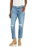 Buffalo David Bitton Women's Madison Relaxed Boyfriend Jeans, Distressed Blue, 31 | Amazon (US)