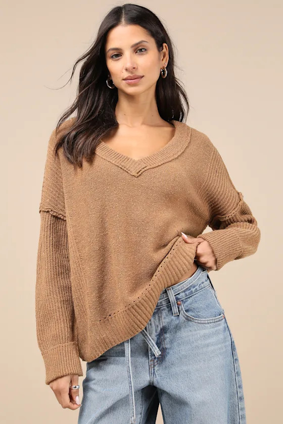 Notably Toasty Brown Sweater | Lulus