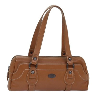 CELINE Shoulder Bag Leather Brown Auth 85851  | eBay | eBay US