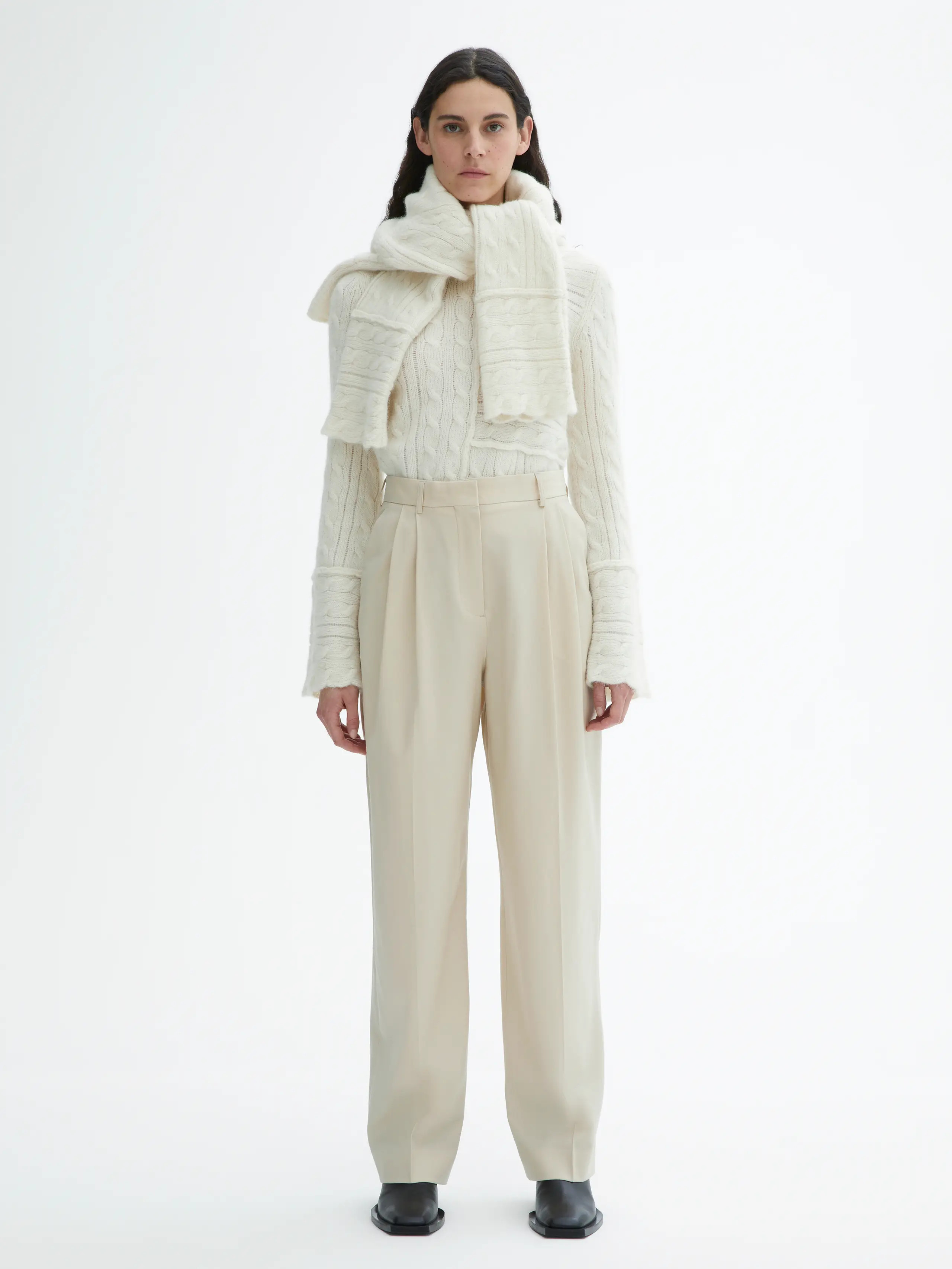 Wide suit trouser | House of Dagmar