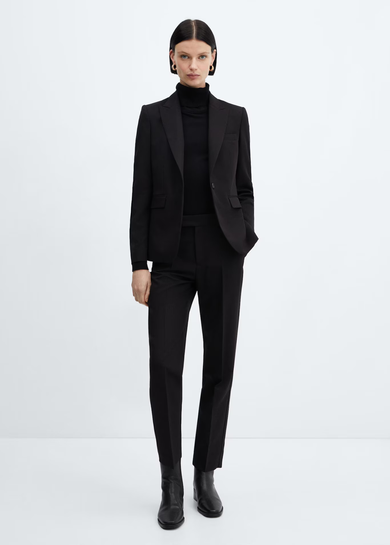 Straight suit pants -  Women | Mango USA | MANGO (US)