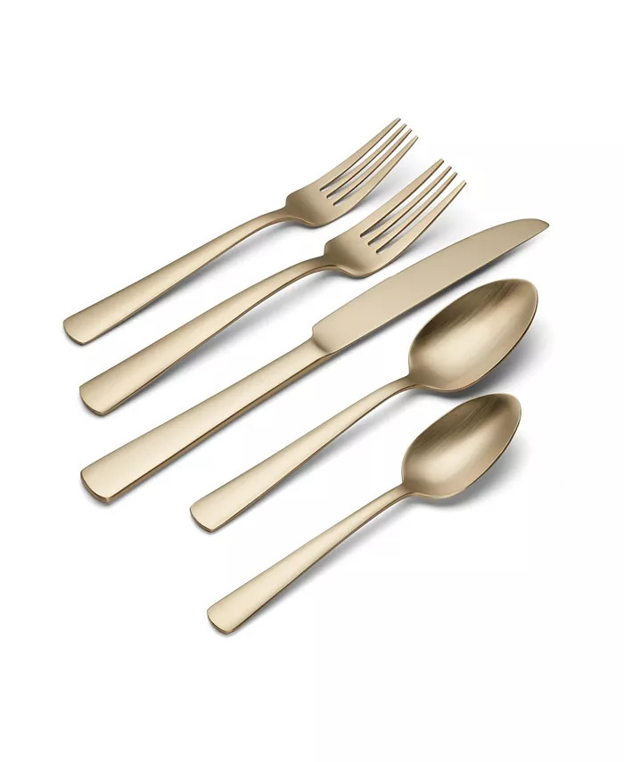 Oneida
          
        
  
      
          Aptitude Champagne Satin Flatware Set, 20 Piece | Macys (US)