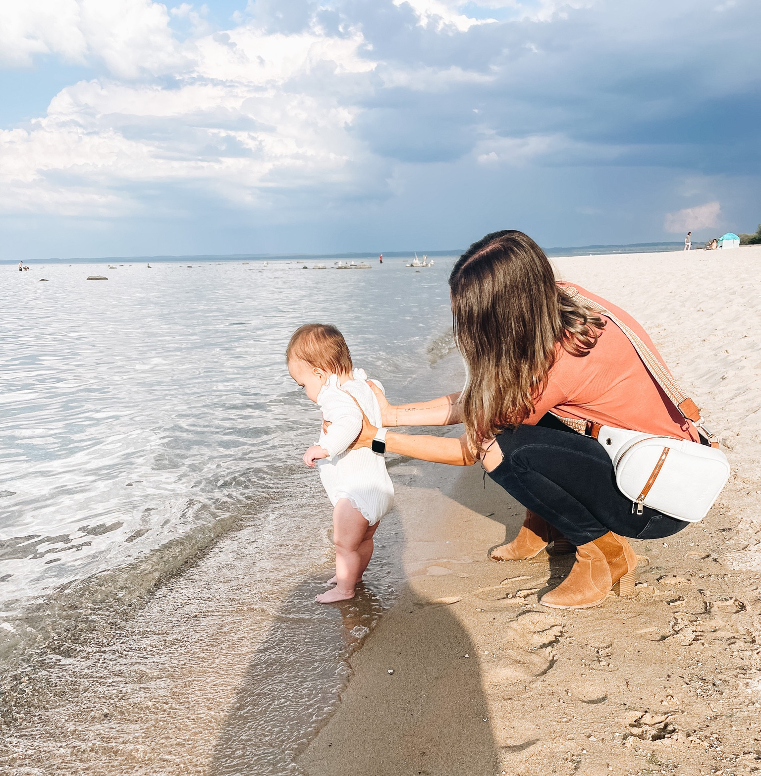 Beautiful fall day for a trip to the beach 🌤️ Wearing XS or S in top, 0 jeans, 7 boot. Jeans are currently on sale! All run true to size.

Let’s be friends 🤍 Insta @suttonstyleblog

Fall ootd 
affordable 
Amazon #m
fall 
boots 
sling purse 
sale 

#LTKsalealert #LTKstyletip #LTKfindsunder50