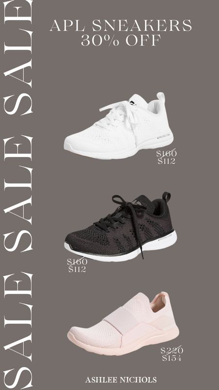 Save 30% on select APL sneakers!

Work out shoes, tennis shoes, apl 

#LTKSaleAlert #LTKStyleTip