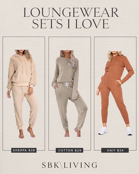 F A S H I O N \ neutral loungewear sets I love for winter! All under $38!!

Amazon fashion 
Outfit 
Cozy joggers 

#LTKstyletip #LTKunder50