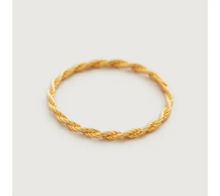 Corda Skinny Ring | Monica Vinader (Global)