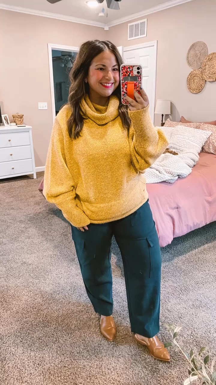 Colorful fall fit! Pants are Target, everything else is Amazon.

mules: fit true to size // wearing a 5
pants: fit true to size // wearing a large
sweater: fits true to size // wearing a large

#LTKStyleTip #LTKFindsUnder100 #LTKFindsUnder50