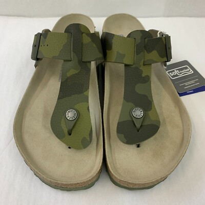 Birkenstock New w/ Box Medina Desert Soil Camo Green Birko Flor Soft Footbed Reg | eBay | eBay US