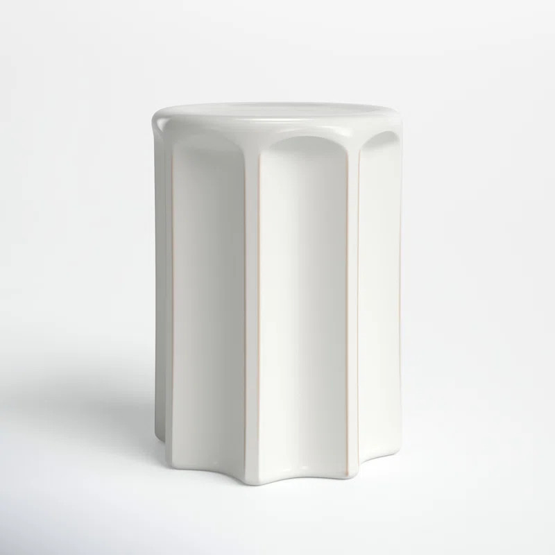 Opia Stoneware Accent Stool | Wayfair North America