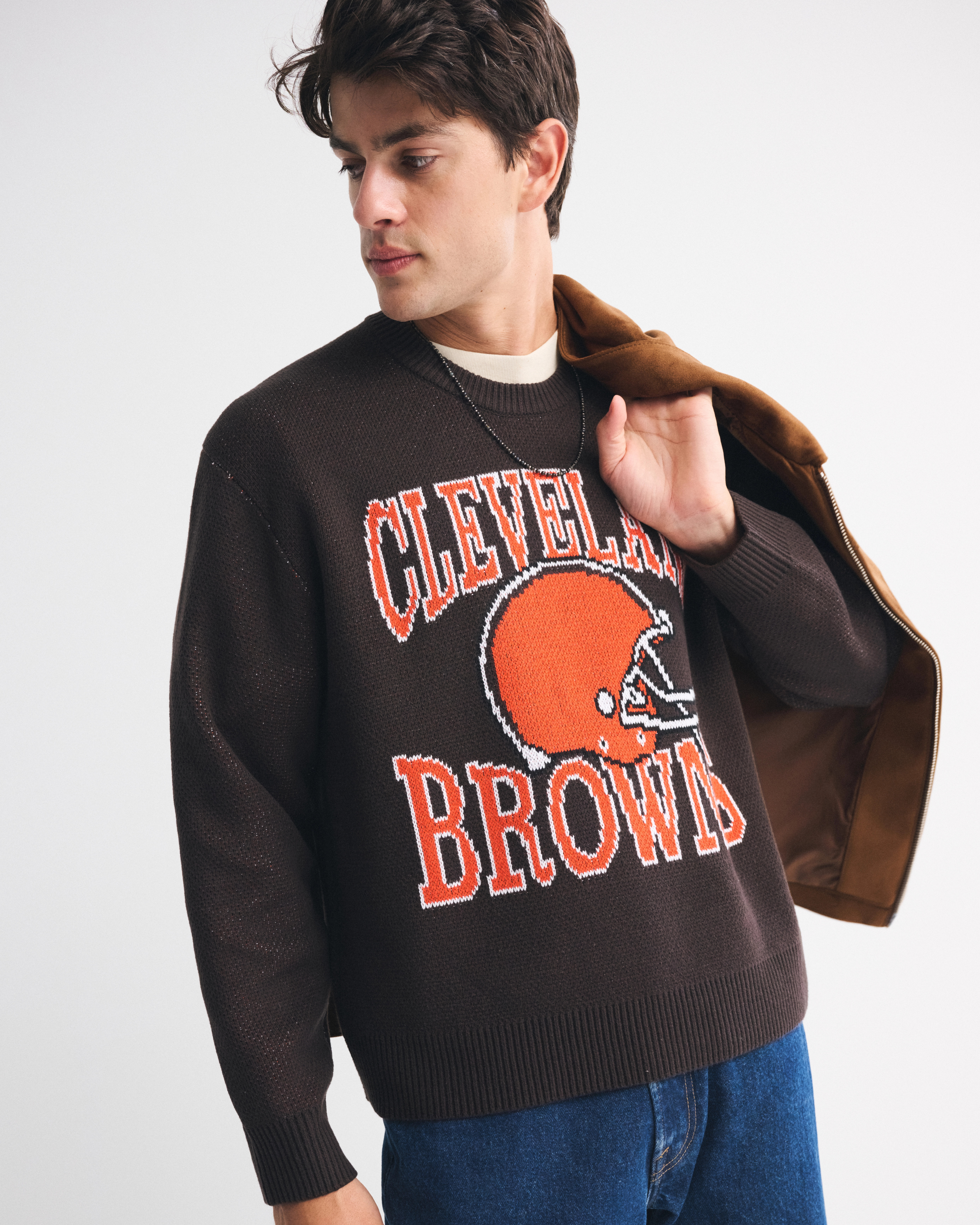 Cleveland Browns Crew Sweater | Abercrombie & Fitch (US)