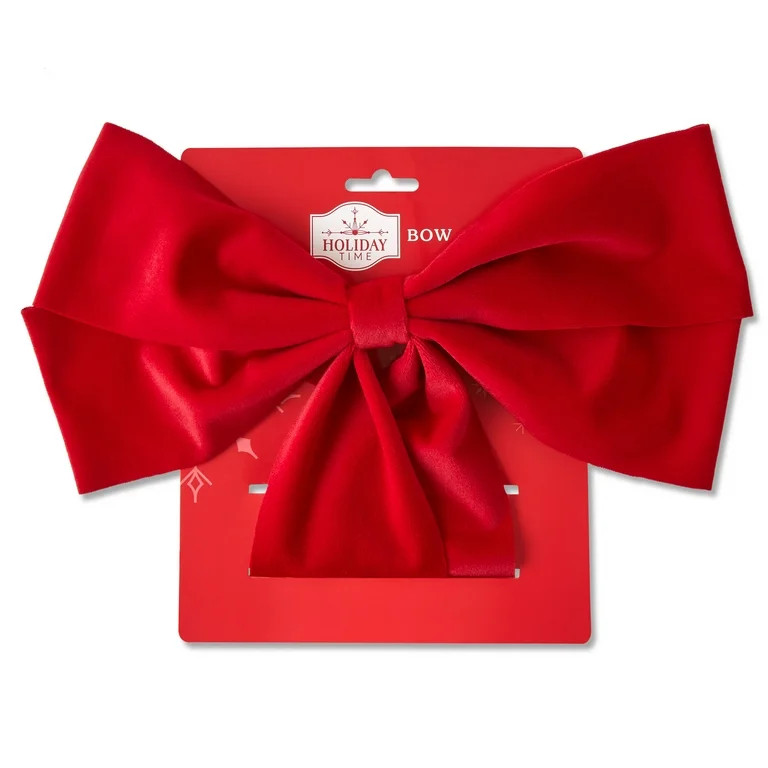 Red Decorative Christmas Bow, 38", by Holiday Time | Walmart (US)