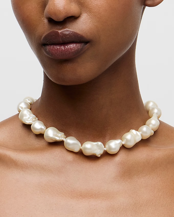 Baroque pearl necklace | J. Crew US