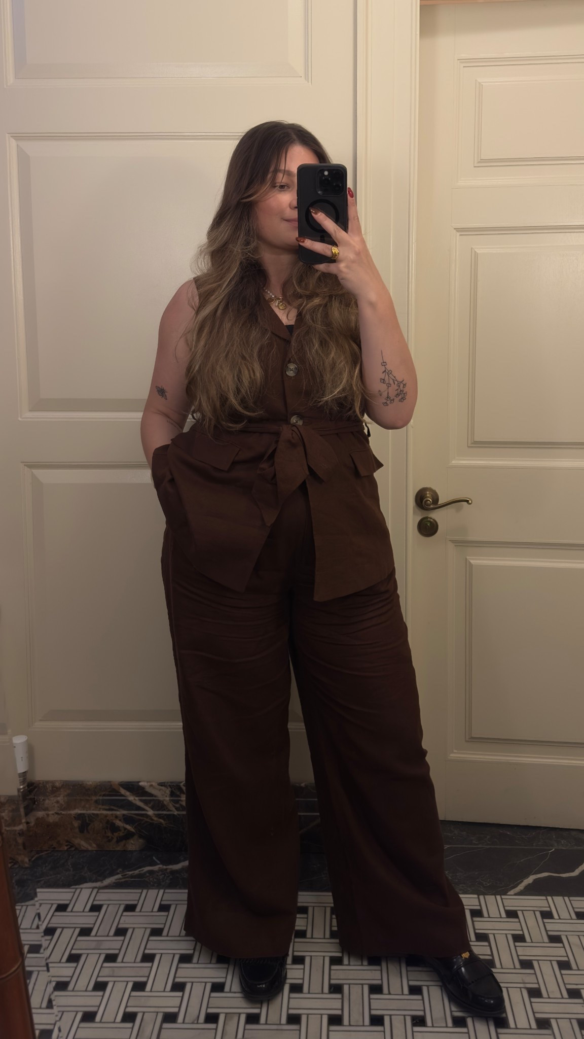 Brown linen co-ord 🤎

#LTKuk #LTKmidsize #LTKsummer