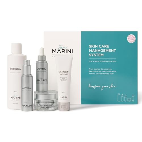 Jan Marini Skin Research Skin Care Management System - Face Care Products with Tinted Daily SPF 33 Sunscreen - Face Kit with Bioglycolic Face Cleanser - Normal/Combo | Amazon (US)