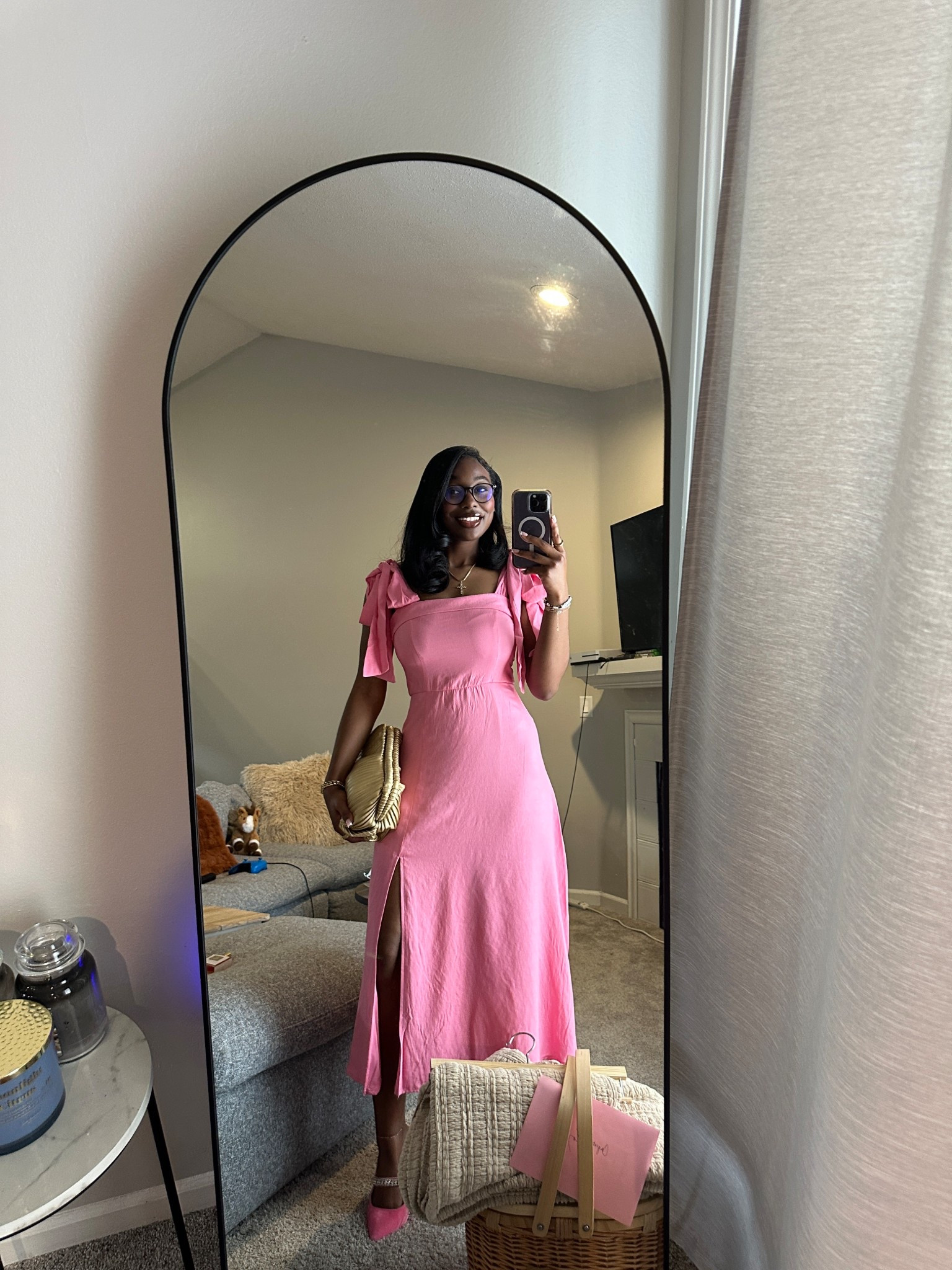 Spring Bridal Shower OOTD | Attire: Pink Cocktail Dress + Gift: Picnic Basket & Blanket set for two 

#LTKSeasonal #LTKWedding #LTKFindsUnder100