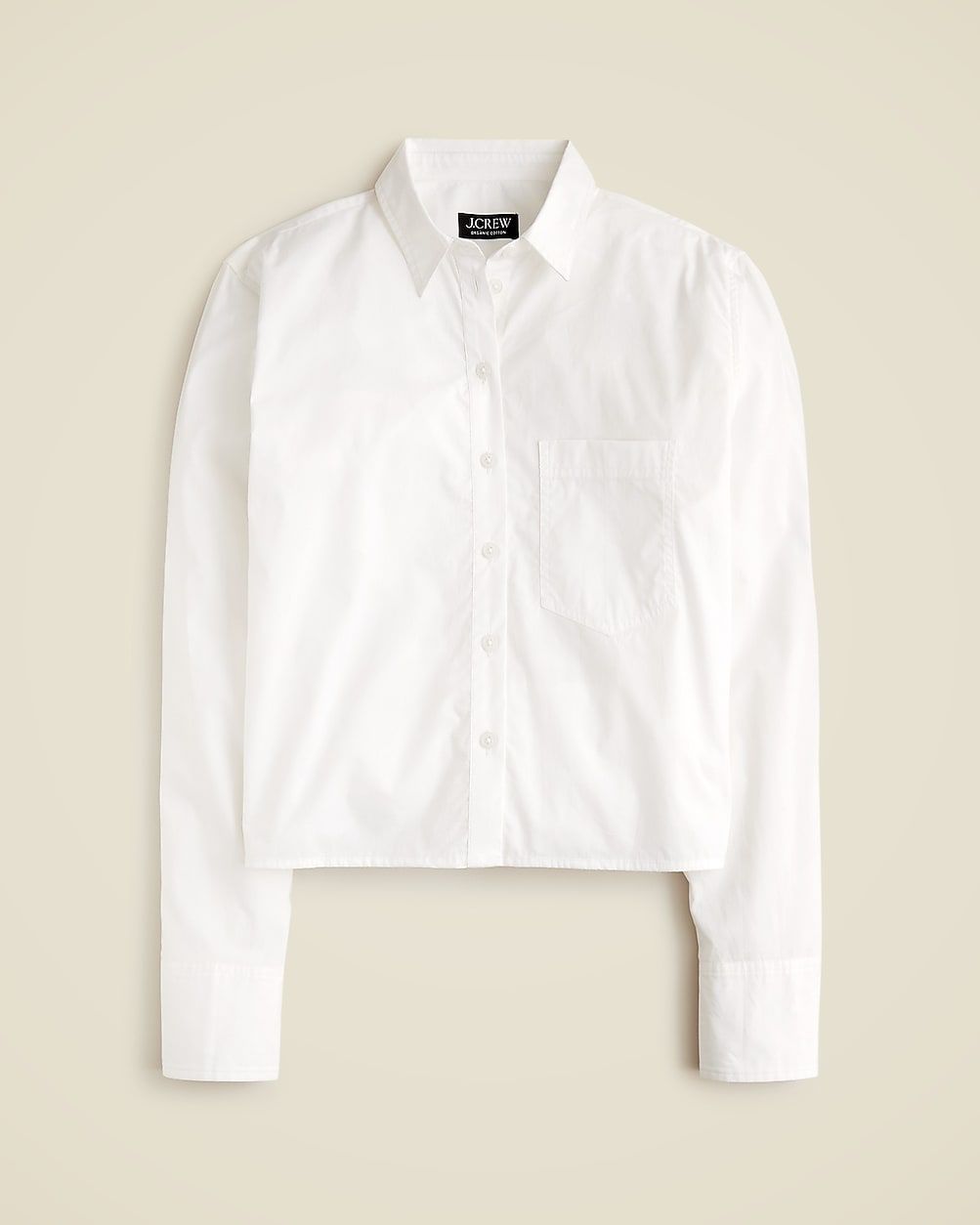 Cropped button-up shirt | J. Crew US