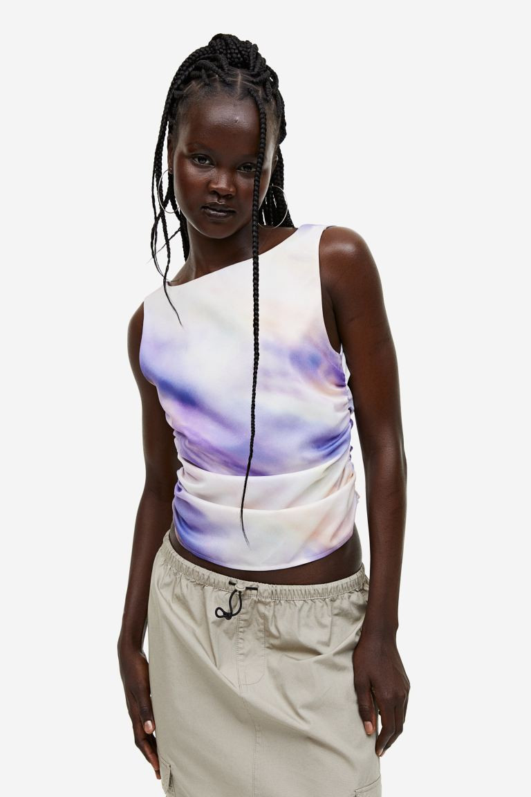 Open-back Gathered Top | H&M (US + CA)