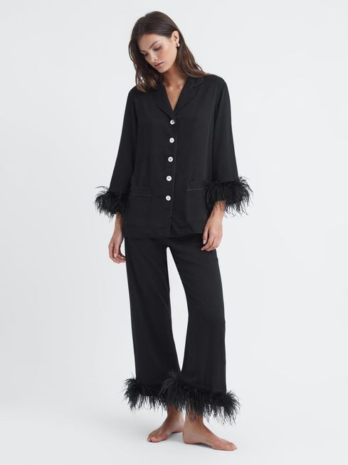 Sleeper Detachable Feather Pyjama Set | Reiss UK