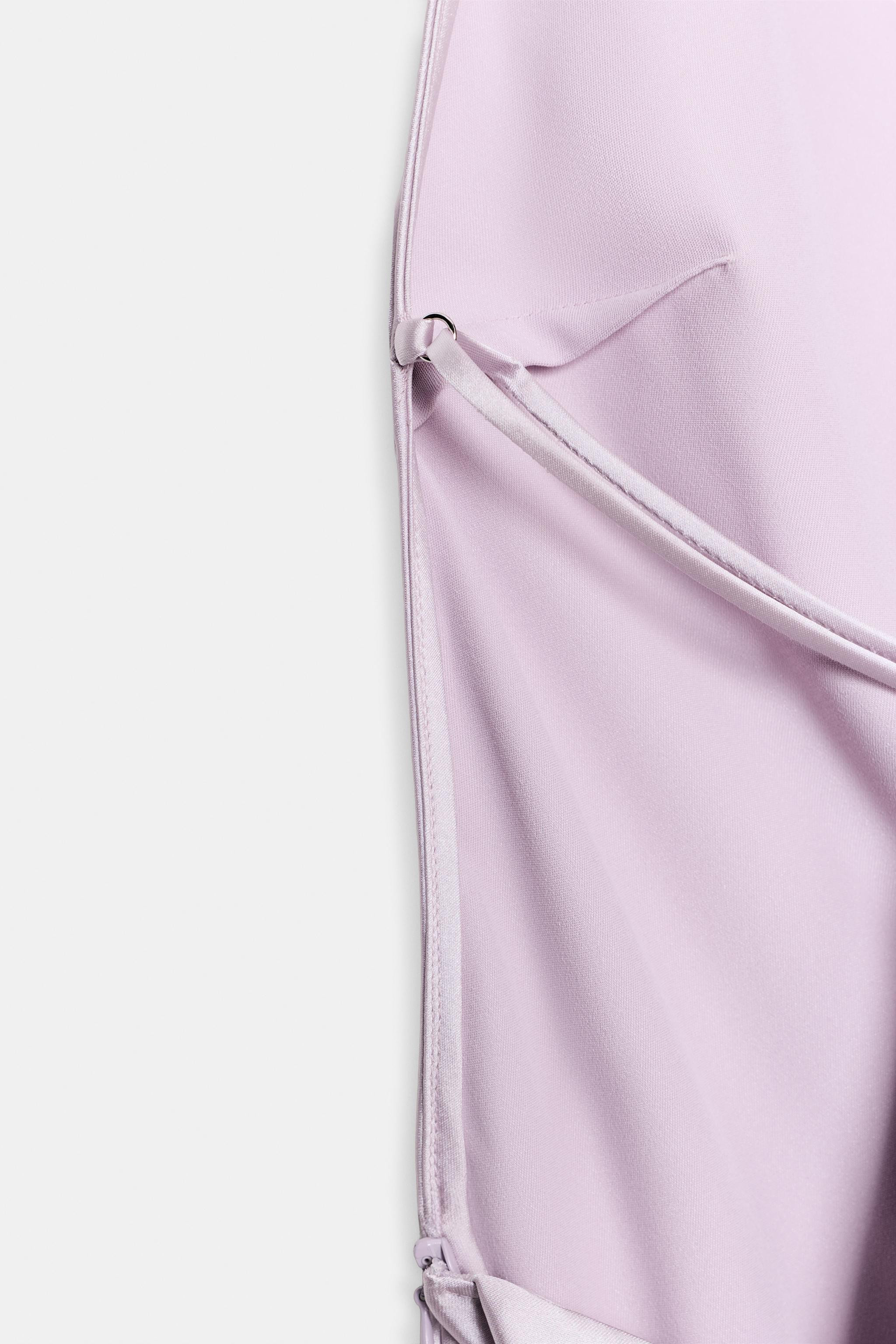 SATIN HALTERNECK DRESS | Zara UK