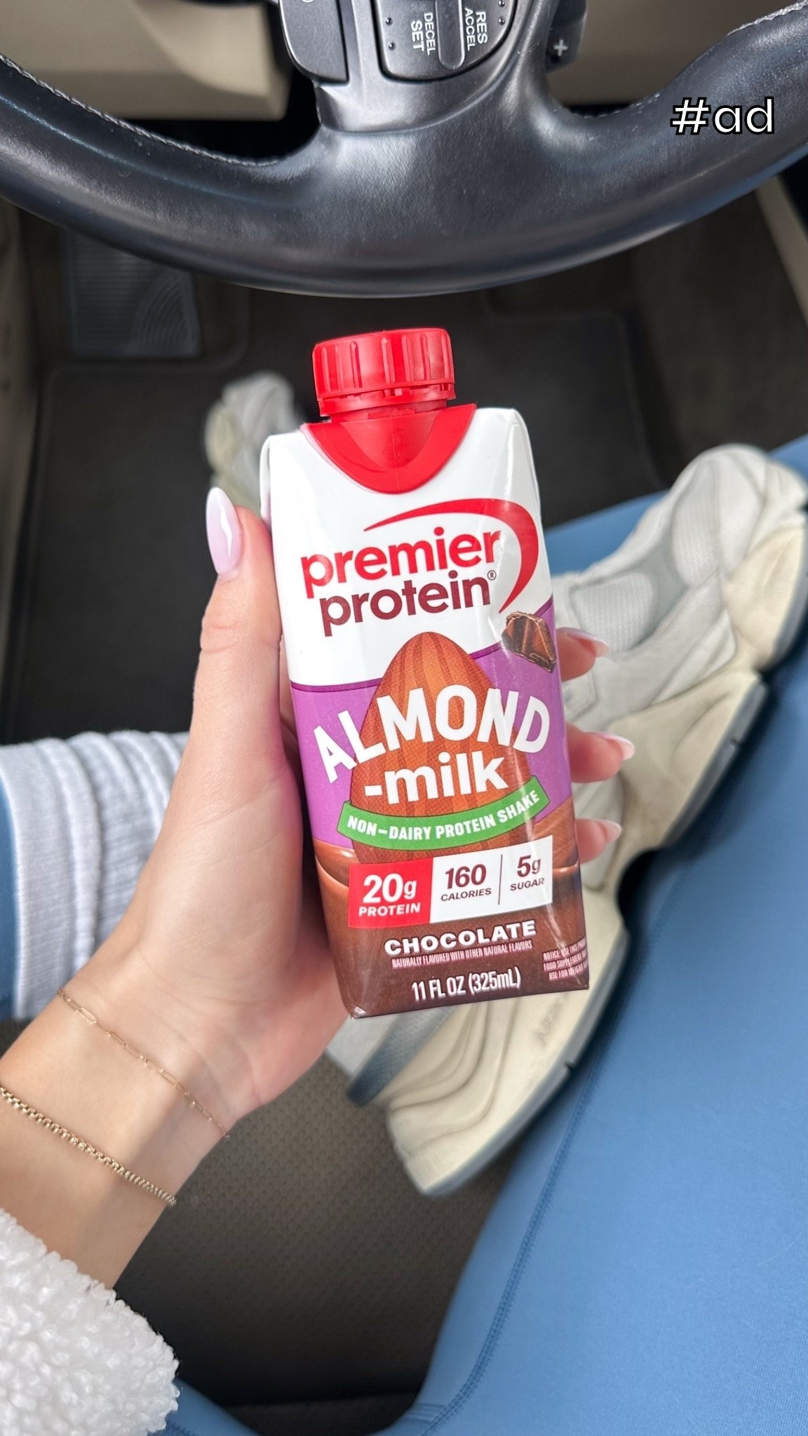 #ad These Almondmilk Non-Dairy Protein Shakes have been my go-to post workout lately - so good, creamy and they have 20g of protein! #PremierAlmondmilkProteinShake #NonDairy #TargetPartner #Target #PremierProtein @premierprotein @Target 