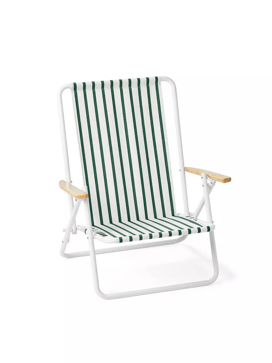 Tide Stripe Beach Chair | Serena and Lily