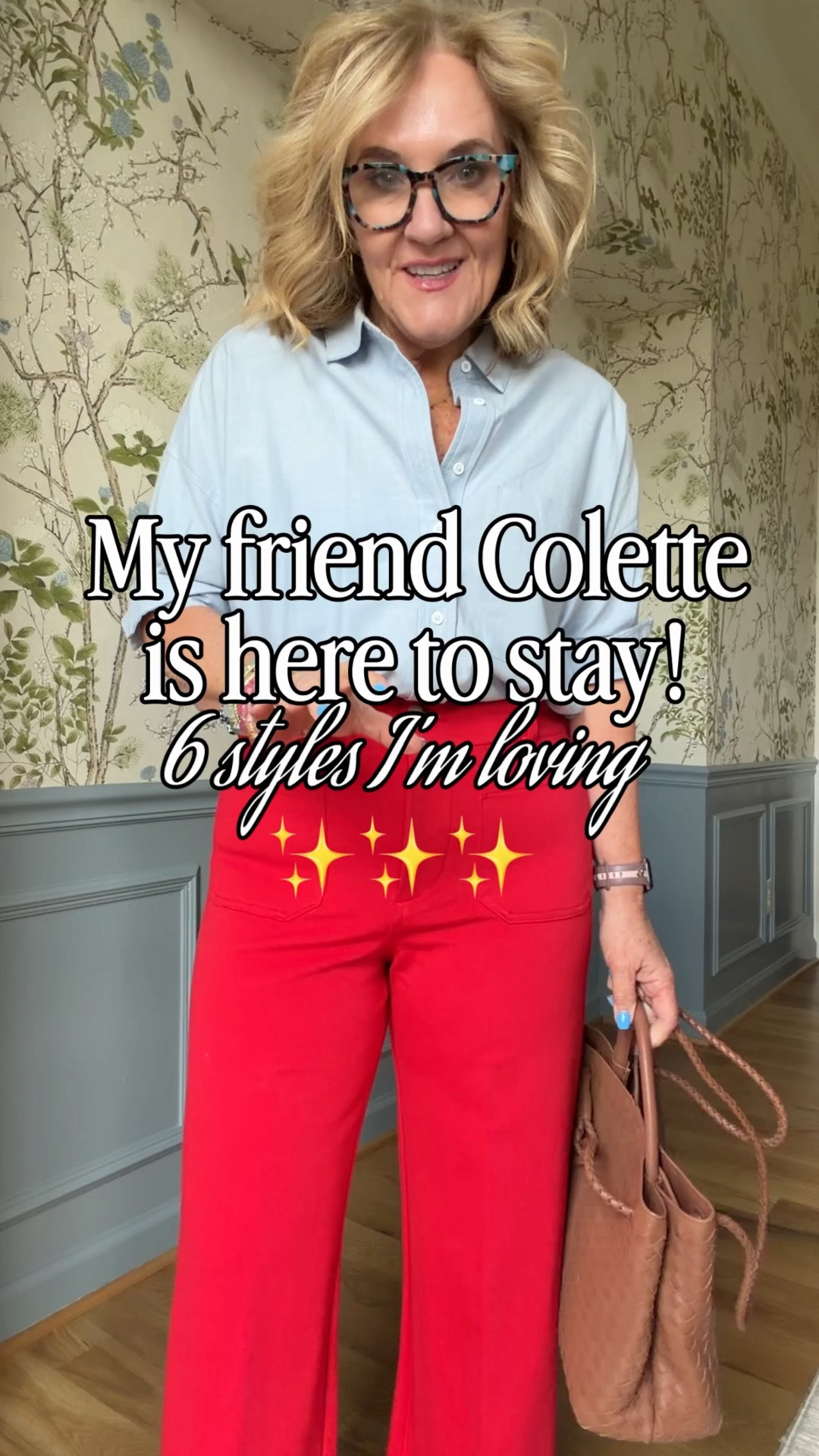 20% off code at Anthropologie NANETTE20
Colette pants and skirt! The signature stretch ahd front patch pockets. Different fabrics and lengths! 
I wear a 29 reg or petite. And a medium in the skirt. 
Different colors in each style available except the skirt 
Blue oxford size small
Brown sweater medium 
Striped polo sweater size small 
Denim trimmed vest size up! It’s a little diff than mine 
Full length Colette I’m wearing a 29 reg and need to wear a heel 
Paz blouse medium 


#LTKSaleAlert #LTKspring #LTKOver40