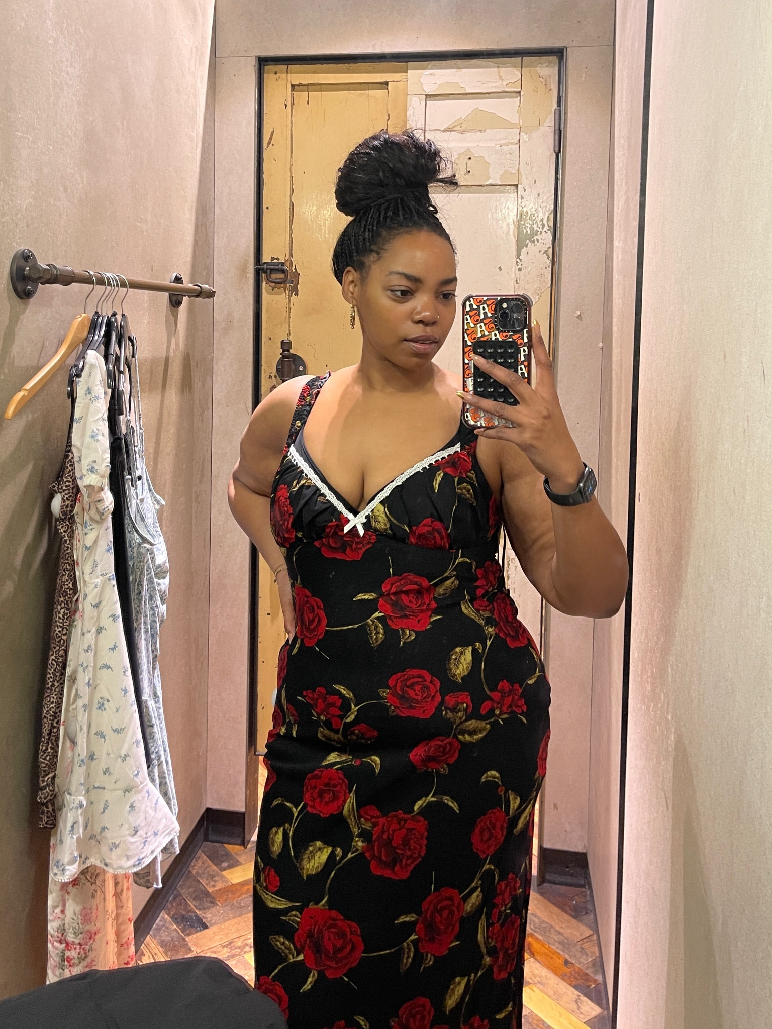 Gorgeous rose dress with white trim detailing. 

#LTKplussize #LTKautumn #LTKmidsize